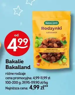 Żabka Bakalie Rodzynki sułtańskie oferta