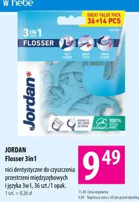 Flosser 3in1 nici dentystyczne do czyszczenia przestrzeni międzyzębowych i języka 3w1