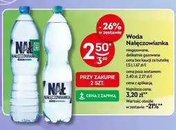 Żabka Woda Nałęczowianka niegazowana, delikatnie gazowana oferta