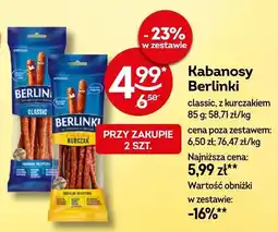 Żabka Kabanosy classic, z kurczakiem oferta