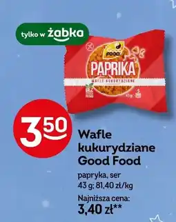 Żabka Wafle kukurydziane papryka, ser oferta