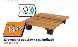 Action Drewniana podstawka na kółkach 29x29x7 cm oferta