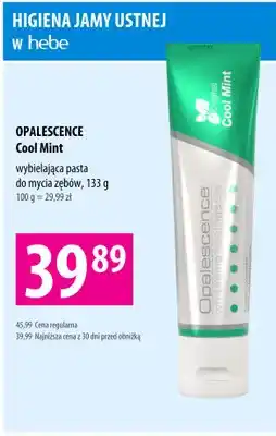 Hebe Pasta wybielająca Cool Mint do mycia zębów oferta
