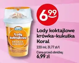 Żabka Lody koktajlowe krówka-kukułka Koral oferta