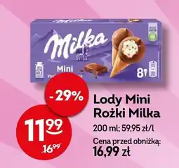 Żabka Lody Mini Rożki oferta
