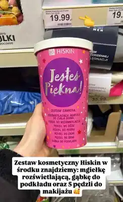 Dino Zestaw kosmetyczny - mgiełka rozświetlająca do ciała + pędzle + gąbka do podkładu oferta