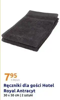 Action Ręczniki dla gości antracyt 2 szt oferta