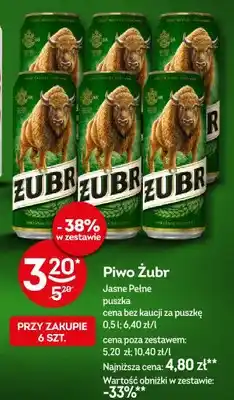 Żabka Piwo Jasne Pełne puszka oferta