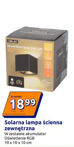 Action Solarna lampa ścienna zewnętrzna oferta