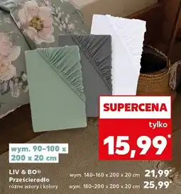 Kaufland Prześcieradło 140-160x200 cm oferta