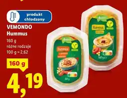 Lidl Hummus różne rodzaje oferta