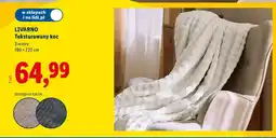 Lidl Teksturowany koc 180×220 cm oferta