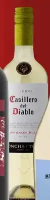 Biedronka Wino Casillero del Diablo, różne rodzaje oferta