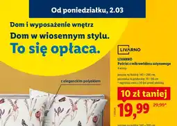 Lidl Pościel z mikrowłókna satynowego 140×200 + 70×80 cm oferta