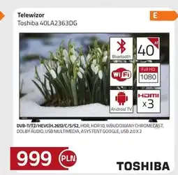 Kakto Telewizor Toshiba oferta