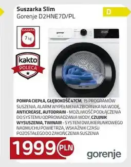 Kakto Suszarka Gorenje oferta