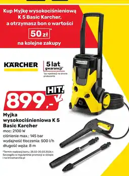 Bricomarche Myjka wysokociśnieniowa Kärcher oferta