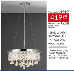 Abra Lampa Krystal oferta