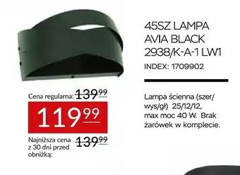 Lampa Black