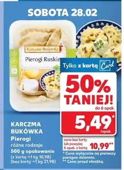 Kaufland Pierogi Karczma Bukówka oferta