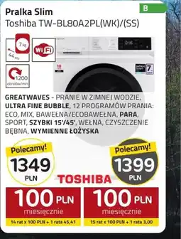 Kakto Pralka Toshiba oferta