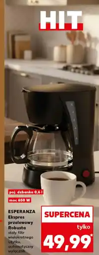 Kaufland Ekspres do kawy Esperanza oferta