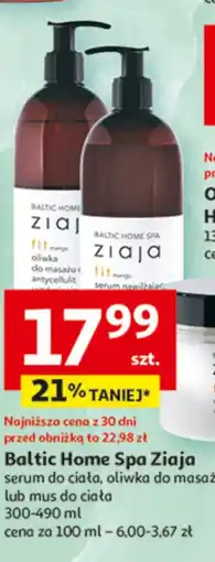 Auchan Oliwka do ciała Ziaja oferta