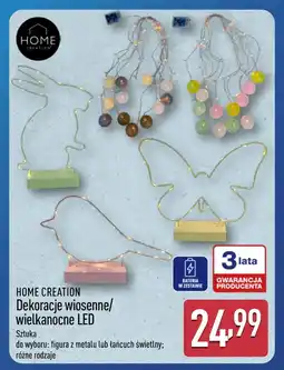 ALDI Dekoracja wielkanocna Home Creation oferta