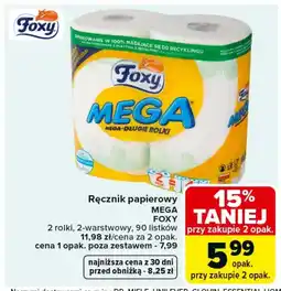Carrefour Ręcznik papierowy Foxy oferta