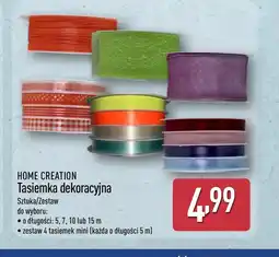ALDI Tasiemka dekoracyjna Home Creation oferta