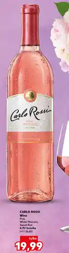 Kaufland Wino różowe Carlo Rossi oferta
