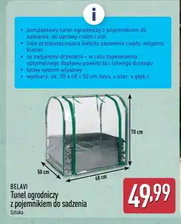 ALDI Tunel ogrodniczy Belavi oferta