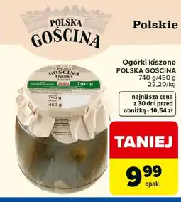 Carrefour Ogórki kiszone Polska Gościna oferta