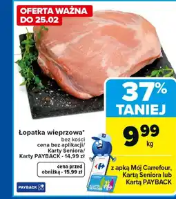 Carrefour Łopatka bez kości Carrefour oferta