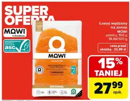 Carrefour Łosoś wędzony MOWI oferta