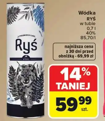 Carrefour Wódka Ryś oferta