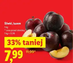 Lidl Śliwki oferta