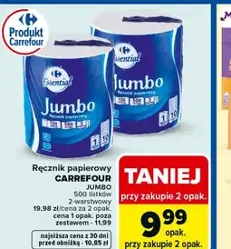 Carrefour Ręcznik papierowy Carrefour oferta