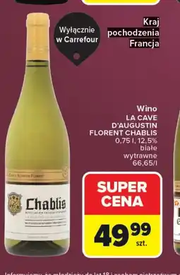 Carrefour Wino wytrawne Chablis oferta