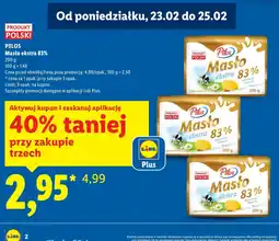 Lidl Masło Pilos oferta