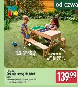 ALDI Stolik do zabawy oferta