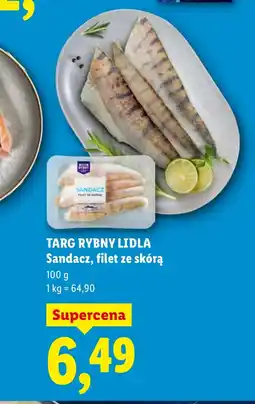 Lidl Sandacz Targ rybny Lidla oferta
