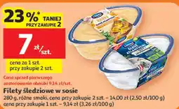 Auchan Filety śledziowe Lisner oferta