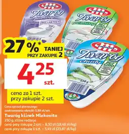 Auchan Twaróg Mlekovita oferta