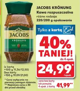 Kaufland Kawa rozpuszczalna Jacobs oferta
