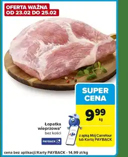 Carrefour Express Łopatka wieprzowa Carrefour oferta