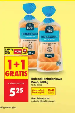 Biedronka Bułeczki Pano oferta