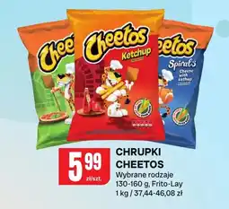 Chorten Ketchup Cheetos oferta