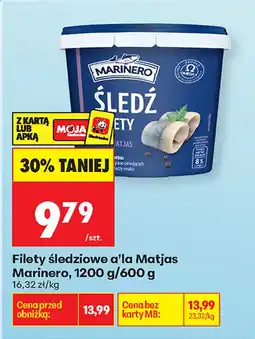 Biedronka Filety śledziowe Marinero oferta
