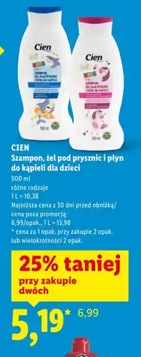 Lidl Żel pod prysznic Cien oferta